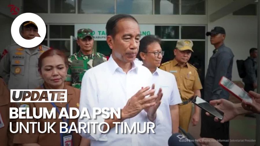 Jokowi Pastikan Belum Ada Proyek Strategis di Barito Timur Meski Dekat IKN