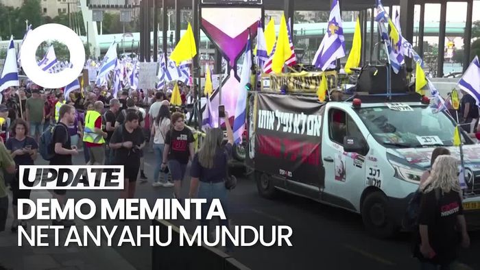 Warga Israel Demo Besar-besaran, Desak Netanyahu Lengser