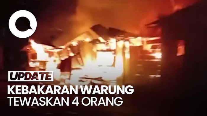 Polisi Selidiki Penyebab Kebakaran Warung yang Tewaskan 4 Orang di Karo Sumut