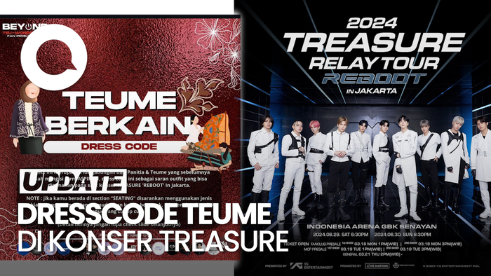 Menantikan Gaya Berkain TEUME Indonesia di Konser TREASURE