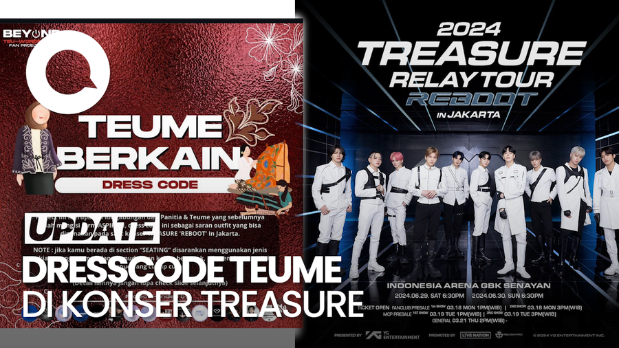 Menantikan Gaya Berkain TEUME Indonesia di Konser TREASURE