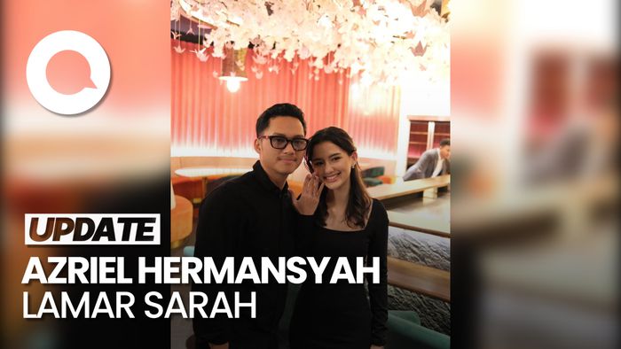 Momen Azriel Hermansyah Lamar Sarah Menzel