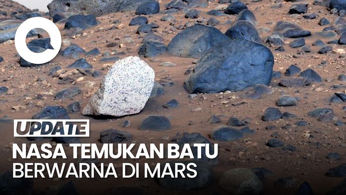 Wujud Batu Berwarna Pertama di Mars