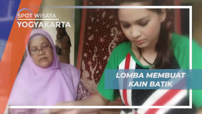 Adu Kreatifitas Lomba Membuat Kain Batik di Rumah Produksi Yogyakarta 