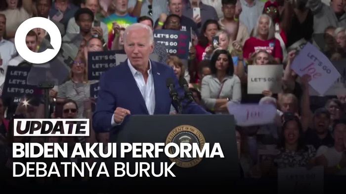 Biden Akui Tampil Buruk di Debat, Tapi Bersumpah Kalahkan Trump