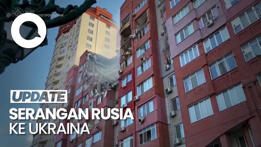 Rudal Rusia Hantam Gedung di Dnipro, 1 Orang Tewas