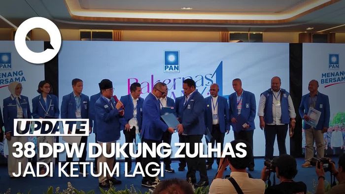 38 DPW Dukung Zulhas Jadi Ketum PAN Lagi