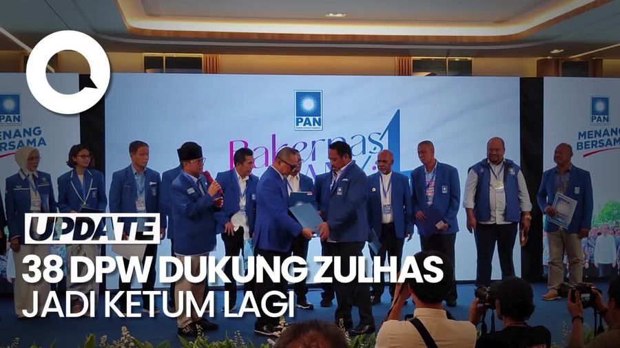 38 DPW Dukung Zulhas Jadi Ketum PAN Lagi