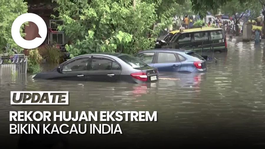 Kekacauan di New Delhi Setelah Hujan Ekstrem Pecahkan Rekor