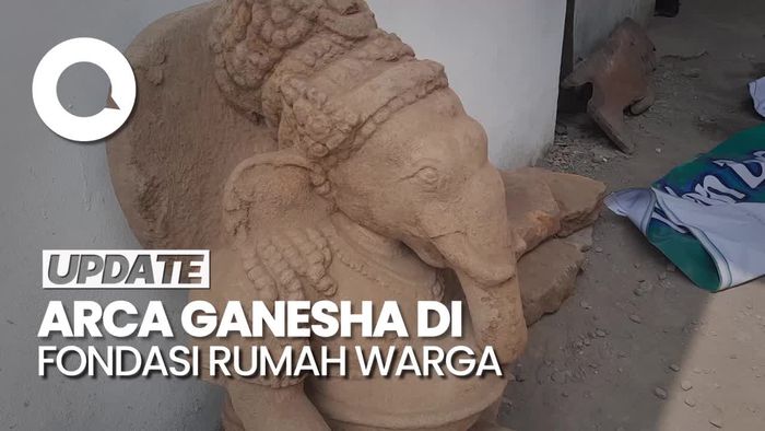 Temuan Langka Arca Ganesha di Fondasi Rumah Warga Sleman