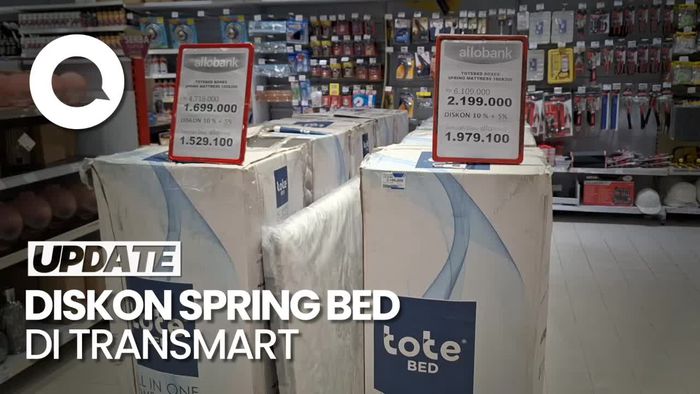 Spring Bed di Transmart Full Day Sale Murah Banget!