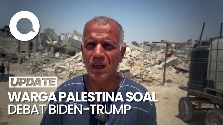 Warga Gaza Tanggapi Debat Biden-Trump: Bukan untuk Kepentingan Palestina