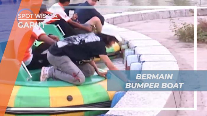 Mengisi Liburan dengan Bermain Wahana Bumper Boat yang Super Seru, Garut