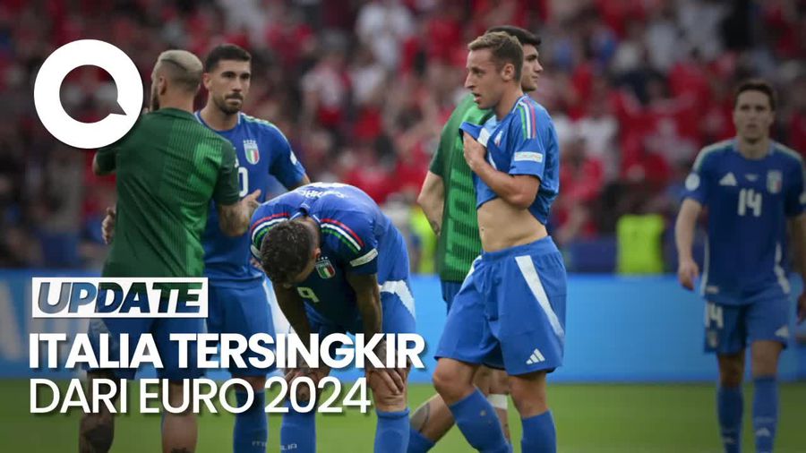 Ekspresi Suram Italia Seusai Ditendang Swiss di Euro 2024