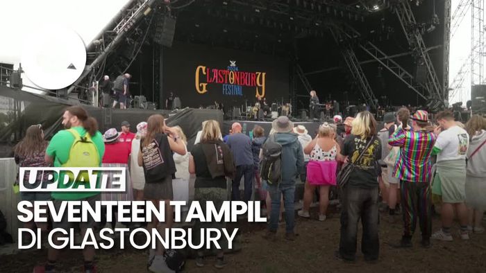 Antusias Penggemar Jelang SEVENTEEN Tampil di Festival Glastonbury