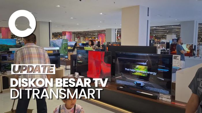 Angkut! TV 65 Inch Diskon Rp 3 Jutaan di Transmart Full Day Sale