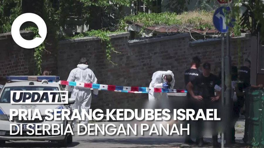 Polisi Tembak Mati Pria yang Serang Kedubes Israel di Serbia