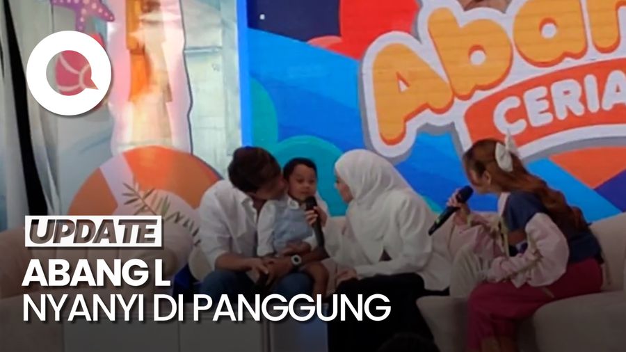 Keseruan Anak Lesti Kejora Nyanyi Bareng Anak-anak