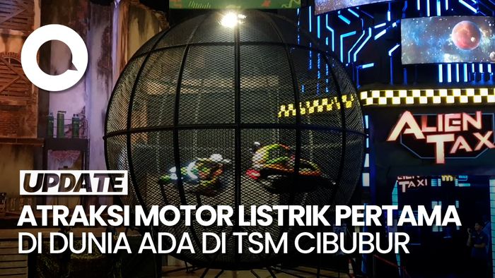 TSM Cibubur Hadirkan Atraksi Motor Listrik Pertama di Globe of Demon