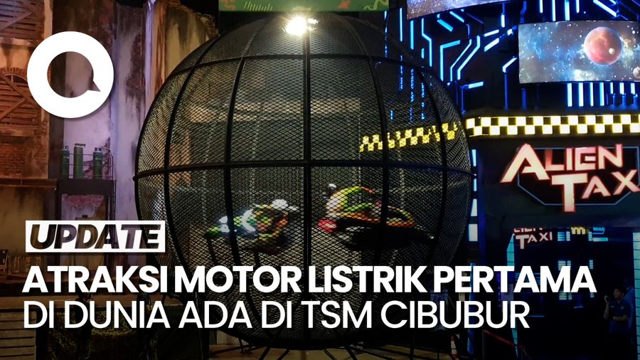 TSM Cibubur Hadirkan Atraksi Motor Listrik Pertama di Globe of Demon