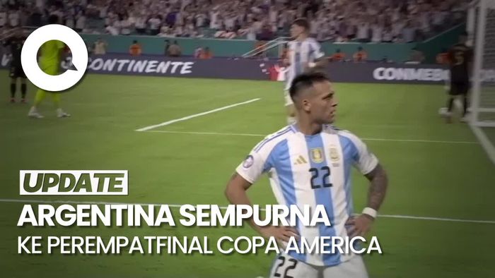 Momen Brace Lautaro Martinez Saat Argentina Gasak Peru