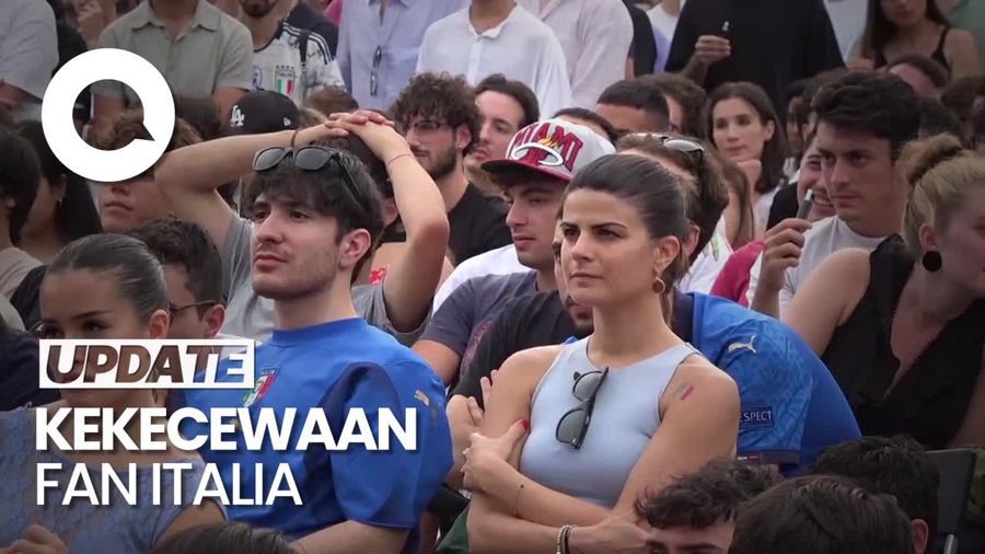 Tersingkir dari Euro 2024, Fan Italia: Ini Bencana, Sangat Buruk!