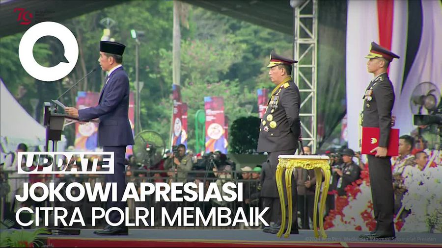 Jokowi Senang Citra Polri Semakin Baik: Harus Dipertahankan