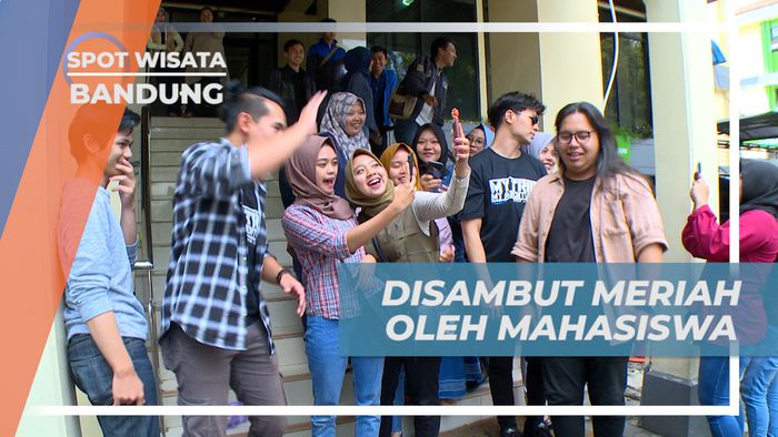 Sambutan Meriah Mahasiswa Universitas Kebanggan Kota Bandung