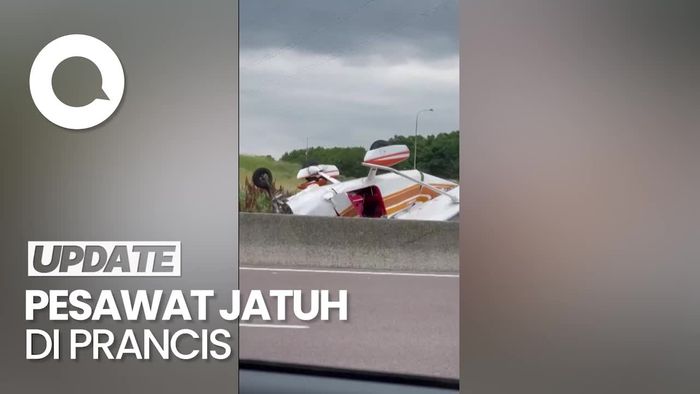 Penampakan Pesawat Jatuh di Dekat Disneyland Prancis, 3 Orang Tewas