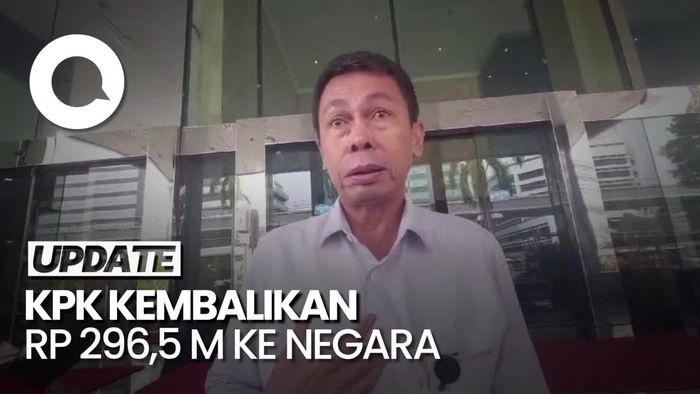 KPK Kembalikan Rp 296,5 M Aset Hasil Tindak Pidana Korupsi ke Negara
