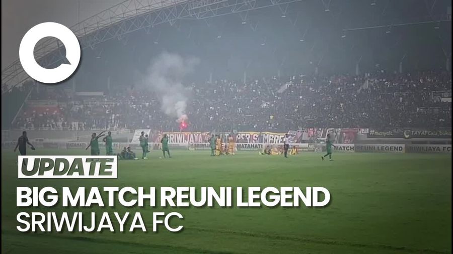 Belasan Ribu Warga Sumsel Saksikan Big Match Reuni Legend Sriwijaya FC