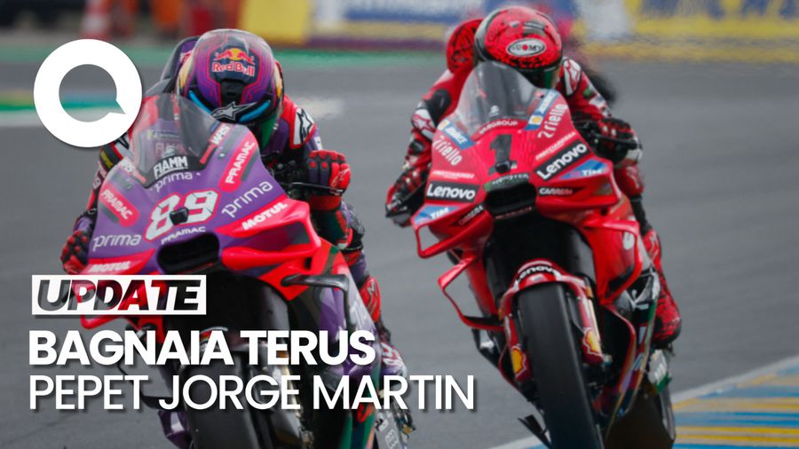 Klasemen MotoGP 2024: Bagnaia Cuma Ketinggalan 10 Poin dari Martin