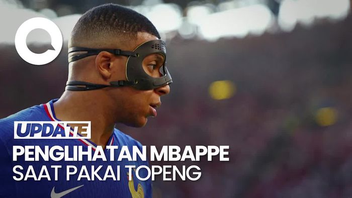 Mbappe: Main Pakai Topeng Kayak Nonton Euro dalam Bentuk 3D