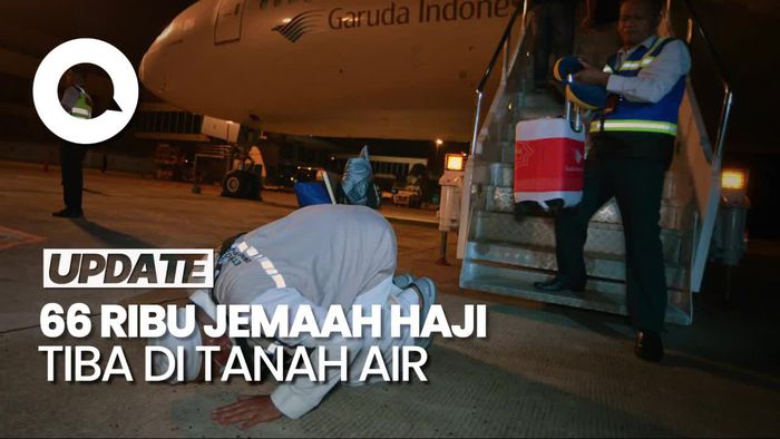 66.611 Jemaah Haji Tiba di Tanah Air, 336 Orang Wafat