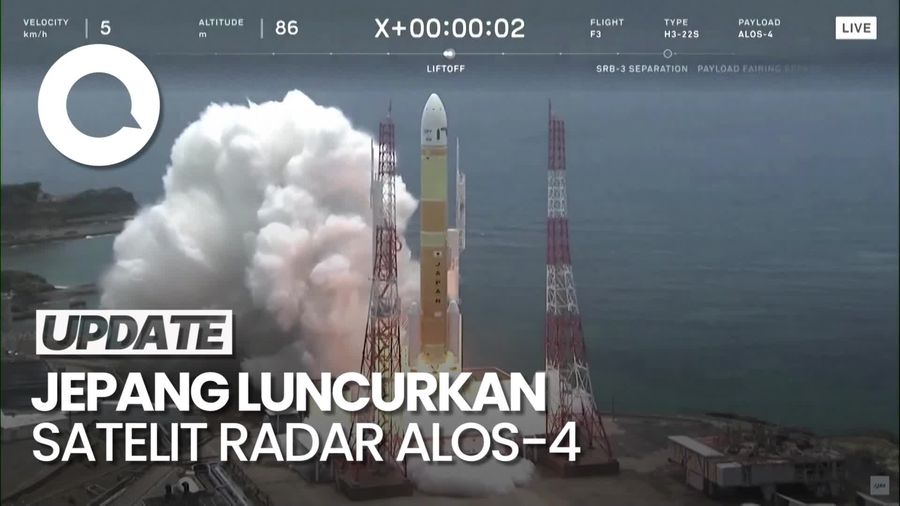 Roket H3 Jepang Luncurkan Satelit Observasi Penanggulangan Bencana