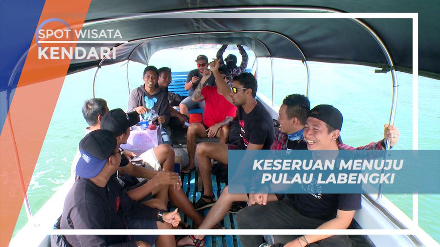 Menikmati Keseruan Naik Perahu Menuju Pulau Labengki, Kendari