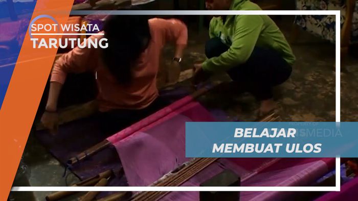 Pengalaman Seru, Berkesempatan Belajar Membuat Kain Ulos, Tarutung
