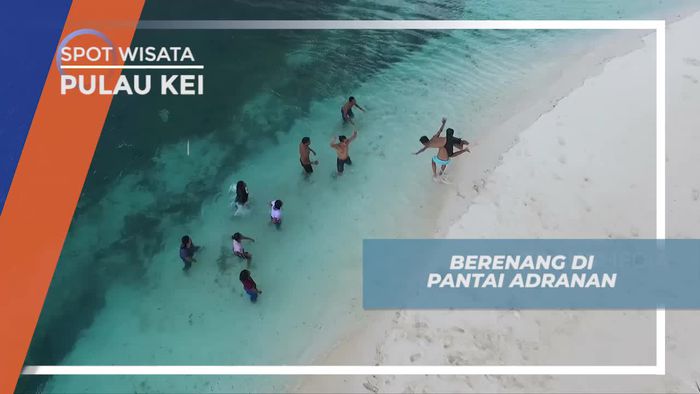 Berenang Menikmati Suasana Sejuk nan Asri Pulau Adranan