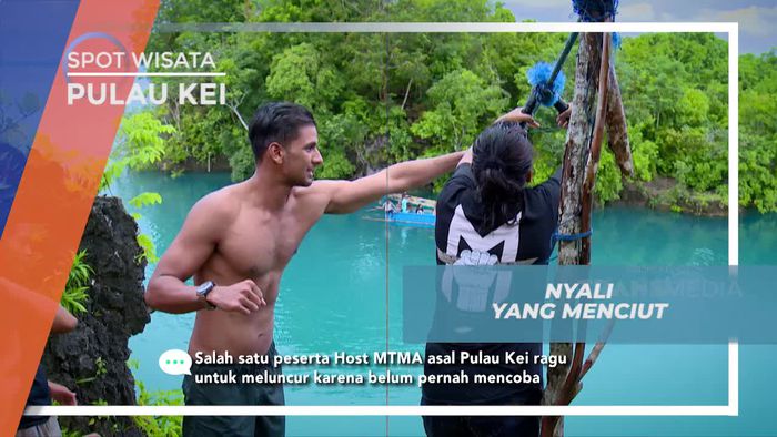 Uji Nyali Bermain Flying Fox di Pulau Kei
