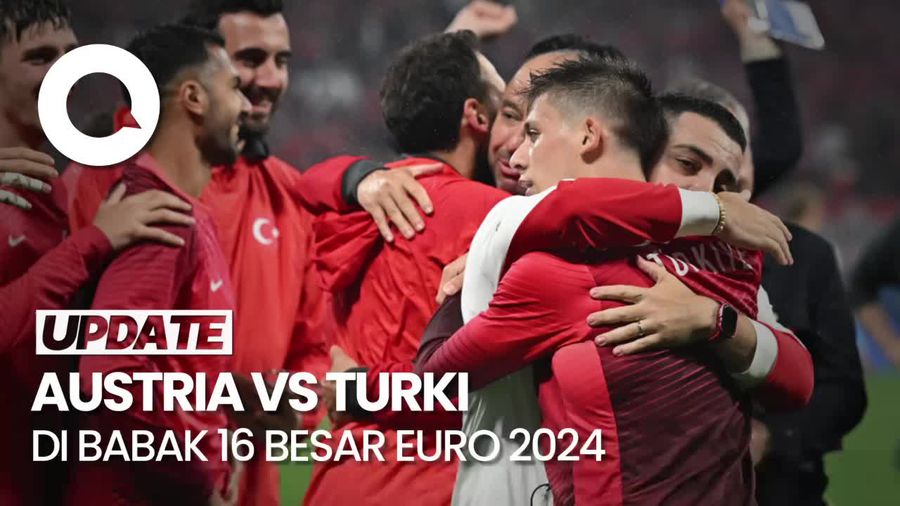 Taklukan Austria 2-1, Turki melaju ke Perempat Final Euro 2024