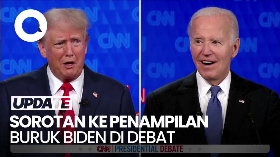 Gedung Putih Akui Biden Tampil Buruk di Debat, Bahas Faktor Medis