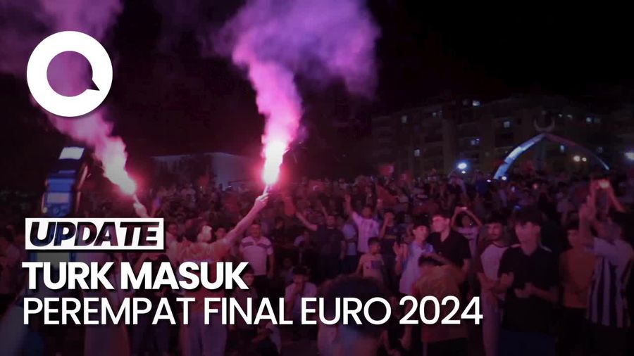 Turki Masuk Perempat Final Euro 2024, Warga Berpesta Turun ke Jalan