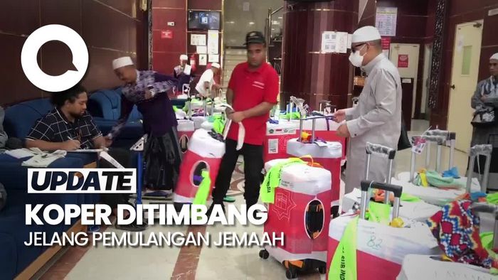 Koper Jemaah Haji Gelombang II Mulai Ditimbang Jelang Pemulangan