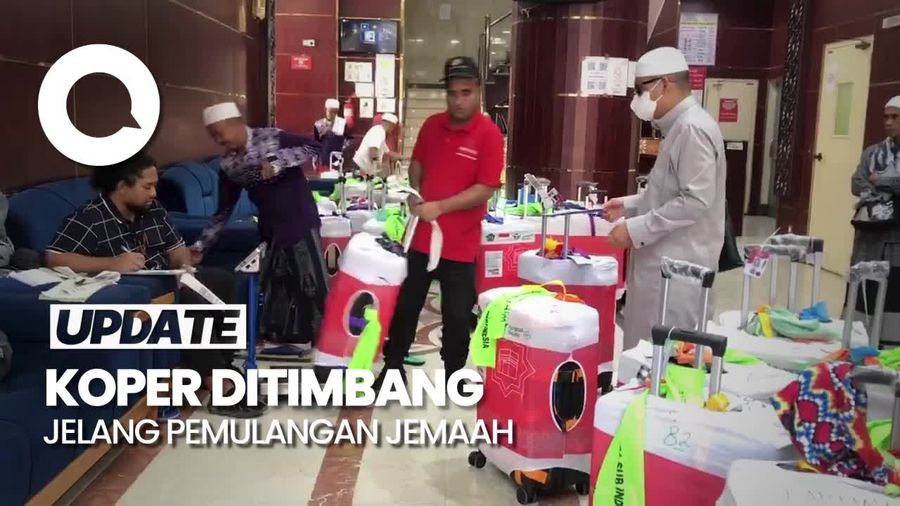 Koper Jemaah Haji Gelombang II Mulai Ditimbang Jelang Pemulangan