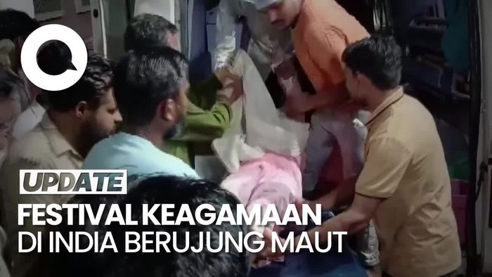 Ngeri, 116 Orang Tewas Berdesakan dalam Festival Keagamaan di India
