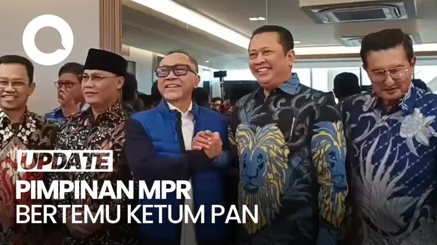 Bamsoet Temui Zulhas di Markas PAN, Pertemuan Digelar Tertutup