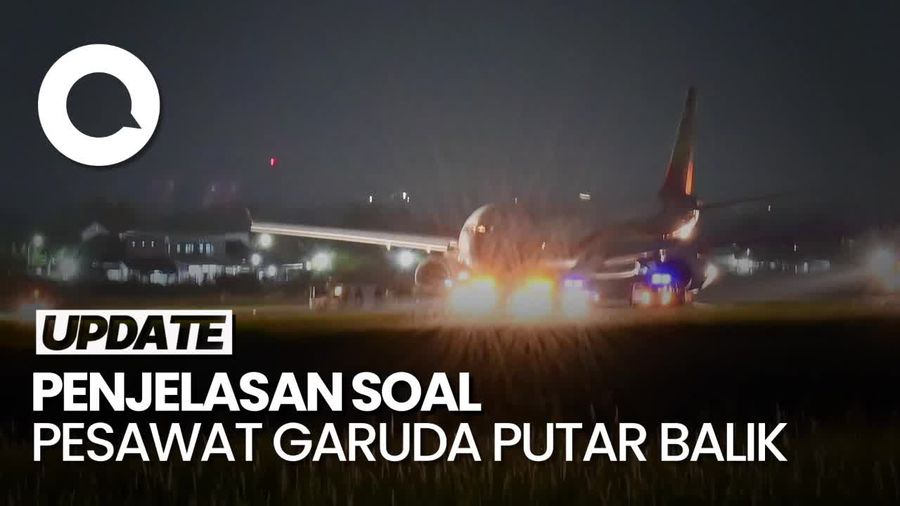 Penjelasan Garuda soal Pesawat Penjemput Jemaah Haji Putar Balik ke Solo