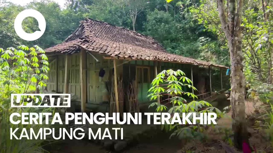 Penampakan Rumah Keluarga Terakhir di Kampung Mati Kulon Progo