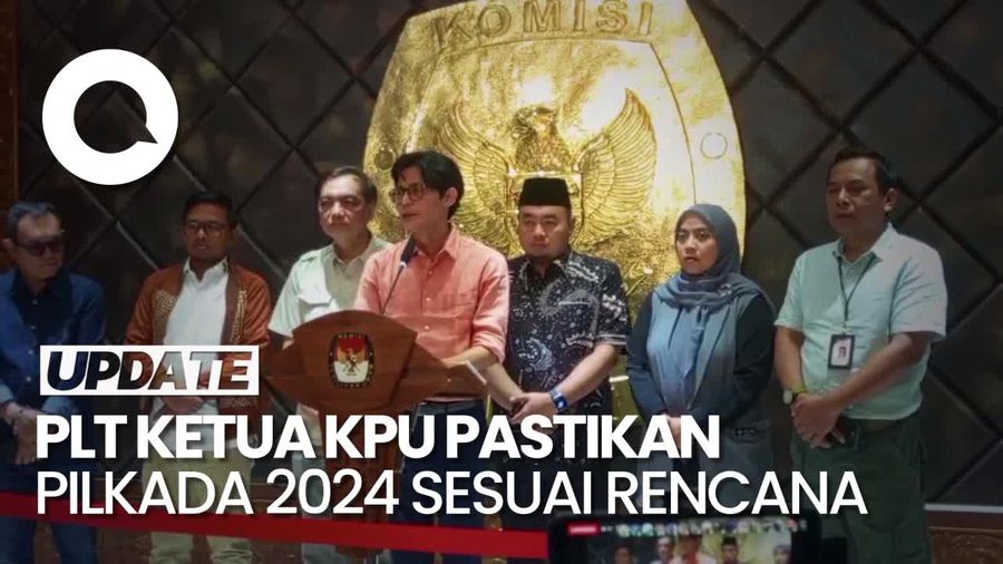 Plt Ketua KPU Afifuddin Pastikan Pilkada 2024 Berjalan Sesuai Rencana