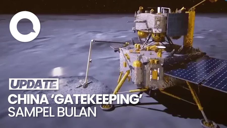 AS Dilarang Lihat Sampel Bulan yang Dibawa China 